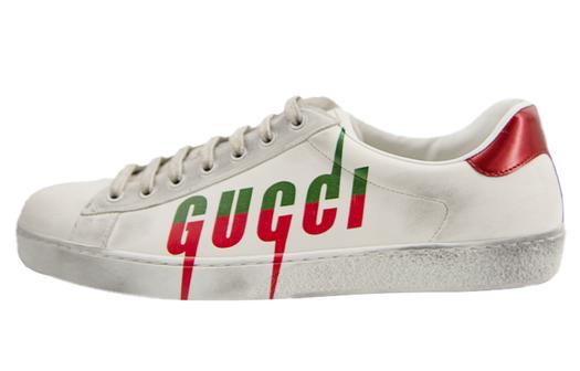 Кроссовки мужские Gucci ACE, низкие, белые