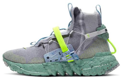 Кроссовки Nike Space Hippie 03, серый/зеленый