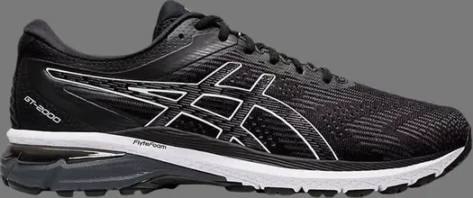 Кроссовки gt 2000 8 wide 'black white' Asics, черный