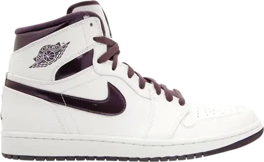 Кроссовки Air Jordan 1 Retro High Grand Purple, белый