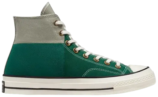 Кроссовки Converse Chuck 70 Colorblocked High Field Surplus, зеленый