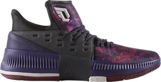 Кроссовки Adidas Dame 3, фиолетовый/черный