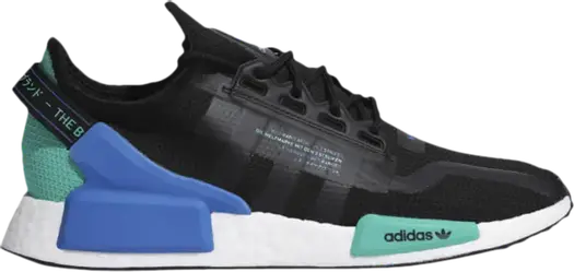 Кроссовки Adidas NMD_R1 V2 'Black Cyan', черный