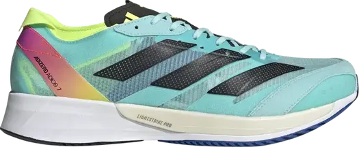 Кроссовки Adidas Adizero Adios 7 'Light Aqua Black', синий