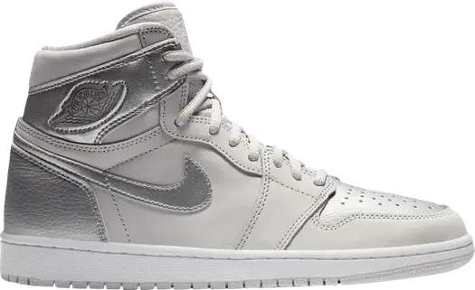 Кроссовки Air Jordan 1 Retro High OG co.JP Tokyo Suitcase Special Box, серебряный