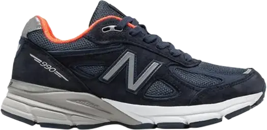 Кроссовки New Balance Wmns 990v4 Made in USA 'Navy Orange', синий