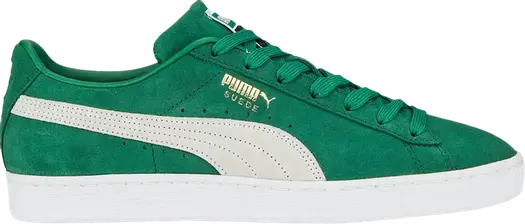 Кроссовки Puma Suede Classic 21 Vine White, зеленый