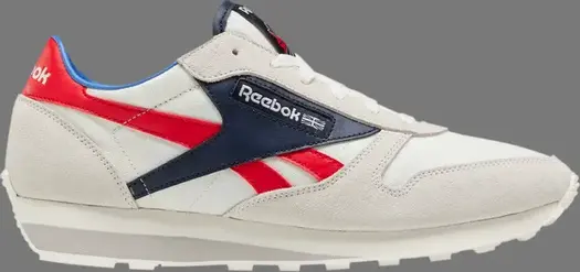 Кроссовки classic leather az 'collegiate navy red' Reebok, белый