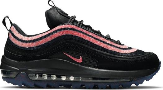 Кроссовки Nike Swarovski x Air Max 97 Golf NRG 'Black Oracle Pink', черный