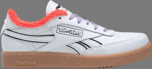 Кроссовки tom & jerry x club c revenge big kid 'droopy' Reebok, белый