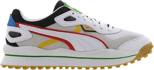 Кроссовки Puma Street Rider Unity White High Risk Red, белый