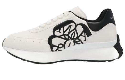 Кроссовки Alexander McQueen Sprint Runner Lifestyle Men, белый/черный