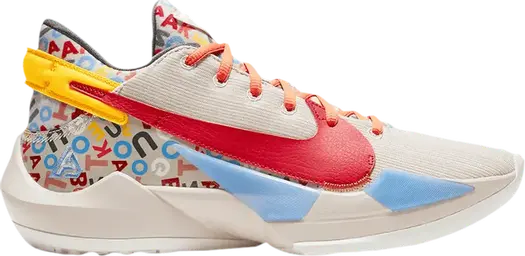 Кроссовки Nike Zoom Freak 2 EP 'Letter Bro', многоцветный