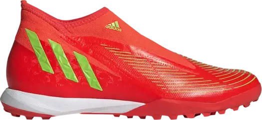 Кроссовки Adidas Predator Edge.3 Laceless TF 'Game Data Pack', красный