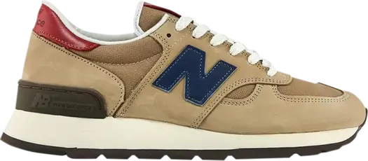 Кроссовки New Balance 990v1, светло-коричневый/темно-синий