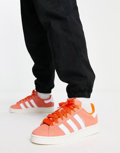 Мужские кроссовки Adidas Originals Campus 00's Trainers, оранжевый/розовый