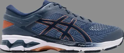 Кроссовки gel kayano 26 extra wide 'grand shark' Asics, синий