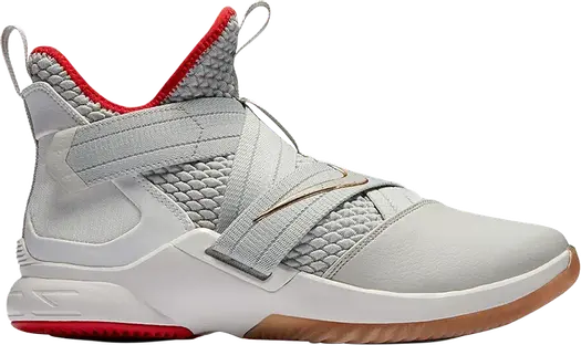 Кроссовки Nike LeBron Soldier 12 'Light Bone', серебряный