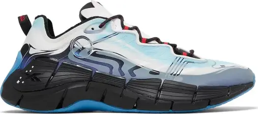 Кроссовки flintstones meet jetsons x zig kinetica 2 'rosie' Reebok, белый