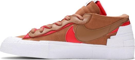 Кроссовки Nike sacai x Blazer Low 'British Tan', загар