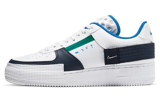 Кроссовки Nike Air Force 1 Type, белый/темно-синий