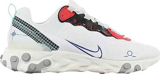 Кроссовки Nike React Element 55 'White Multi', белый