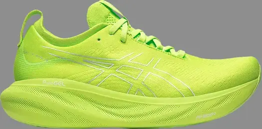 Кроссовки gel nimbus 25 'lime zest' Asics, зеленый