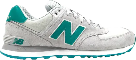 Кроссовки New Balance 574 Picnic Pack, светло-серый/зеленый
