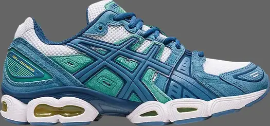 Кроссовки gel nimbus 9 'grey floss aqua' Asics, синий