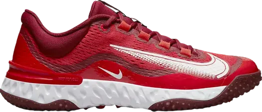 Кроссовки Nike Alpha Huarache Elite 4 TF 'University Red', красный