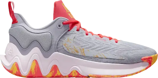 Кроссовки Nike Giannis Immortality 2 'Oxygen Purple Hot Punch', серый
