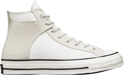 Кроссовки Converse Chuck 70 Crafted Canvas High White Mouse, белый
