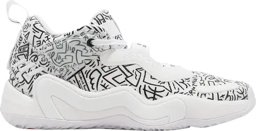 Кроссовки Adidas D.O.N. Issue #3 GCA, белый