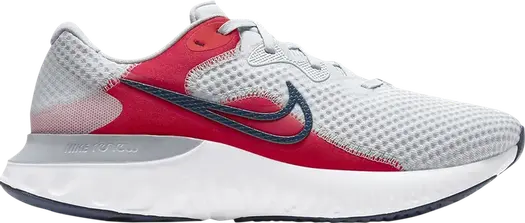 Кроссовки Nike Renew Run 2 'Pure Platinum Chile Red', серый