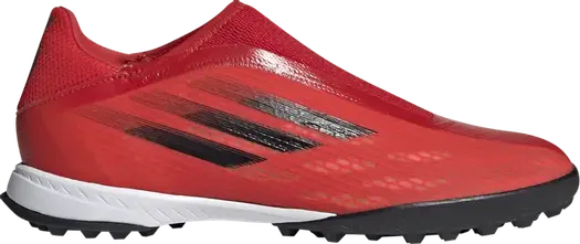 Кроссовки Adidas X Speedflow.3 Laceless TF 'Red', красный