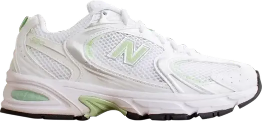 Кроссовки New Balance 530 'White Pastel Green' ASOS Exclusive, белый