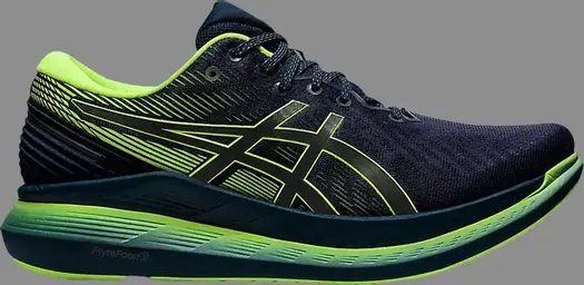 Кроссовки glideride 2 lite-show 'french blue lime' Asics, синий