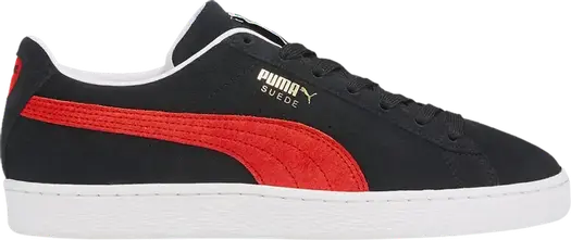 Кроссовки Puma Suede Classic 21 Black Cherry Tomato, черный