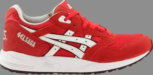 Кроссовки gel saga Asics, красный