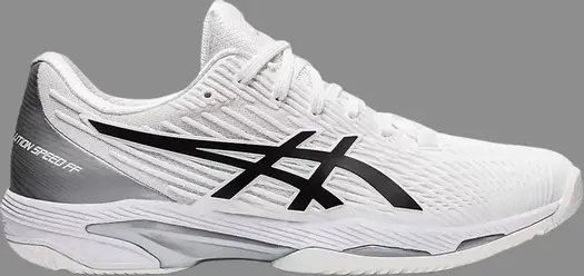 Кроссовки solution speed ff 2 'white black' Asics, белый