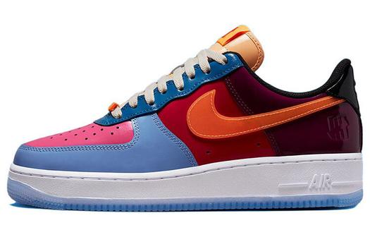 UNDEFEATED × Nike Air Force 1 Low SP мультипатентный цвет Total Orange