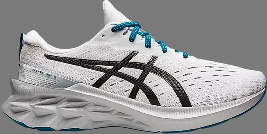 Кроссовки novablast 2 'white black' Asics, белый