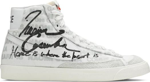 Кроссовки Nike Naomi Osaka x Comme des Garçons x Blazer Mid '77 'Home Is Where The Heart Is', белый