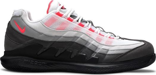 Кроссовки Nike NikeCourt Zoom Vapor X Air Max 95 'Solar Red', белый