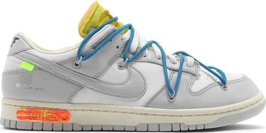 Кроссовки Nike Off-White x Dunk Low 'Lot 10 of 50', белый