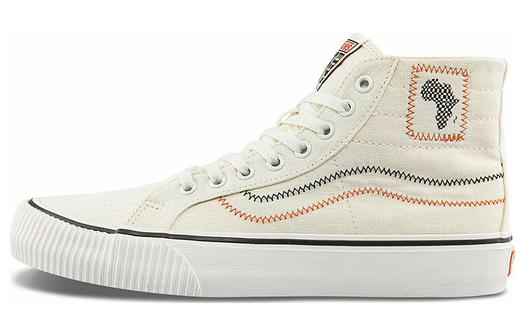 Кроссовки Vans Juju Surf Club X Vans SK8-HI 'White Orange Black'
