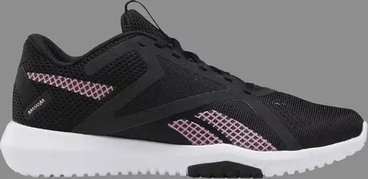 Кроссовки wmns flexagon force 2 wide 'black jasmine pink' Reebok, черный