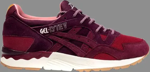 Кроссовки mita x gel lyte 5 'dried rose' Asics, красный