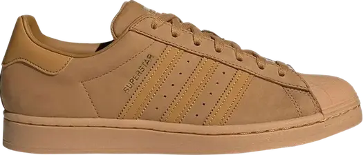 Кроссовки Adidas Superstar 'Mesa Gum', коричневый