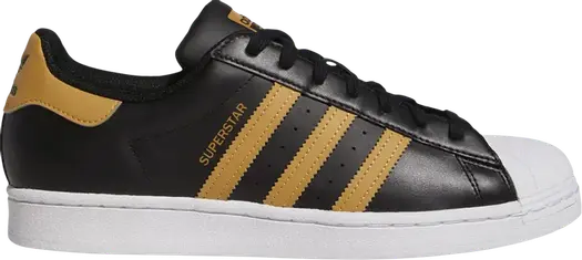 Кроссовки Adidas Superstar 'Black Magic Beige', черный